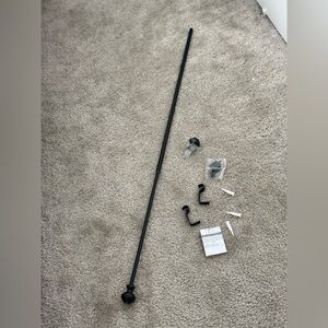 Black Curtian Rod - Home Decor